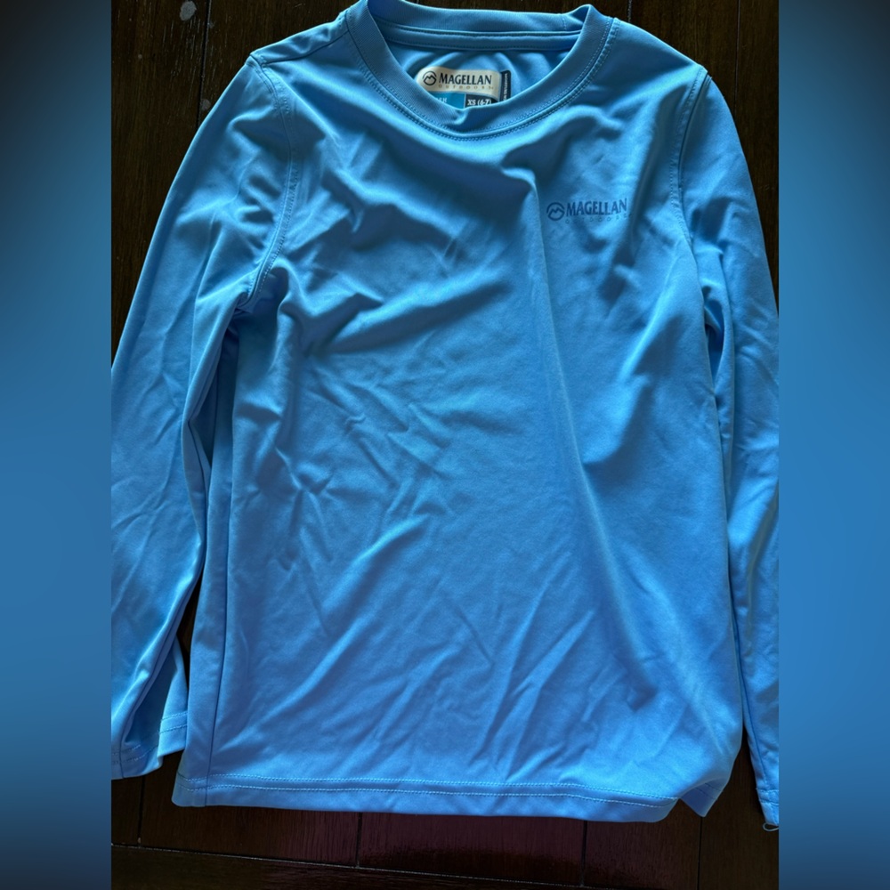 Magellan Outdoors Sky Blue Performance Shirt